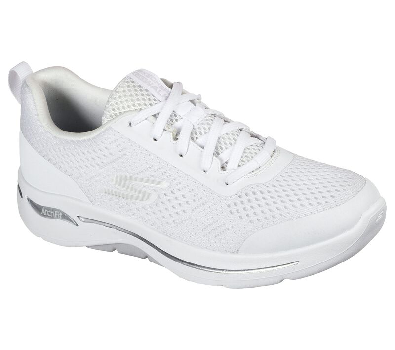 Skechers GOwalk Arch Fit - Motion Breeze, WHITE / SILVER, largeimage number 0