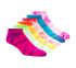 Tie-Dye Neon Low Cut Socks - 6 Pack, MEHRFARBIG, swatch