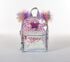 Twinkle Toes: Mini Pom Pom Backpack, CLEAR, swatch
