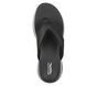 Skechers GOwalk Arch Fit Sandal, BLACK / GRAY, large image number 1