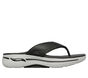 Skechers GOwalk Arch Fit Sandal, BLACK / GRAY, large image number 0