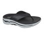 Skechers GOwalk Arch Fit Sandal, BLACK / GRAY, large image number 4