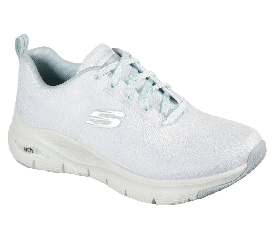 Skechers Arch Fit - Comfy Wave, WHITE / MINT, largeimage number 0