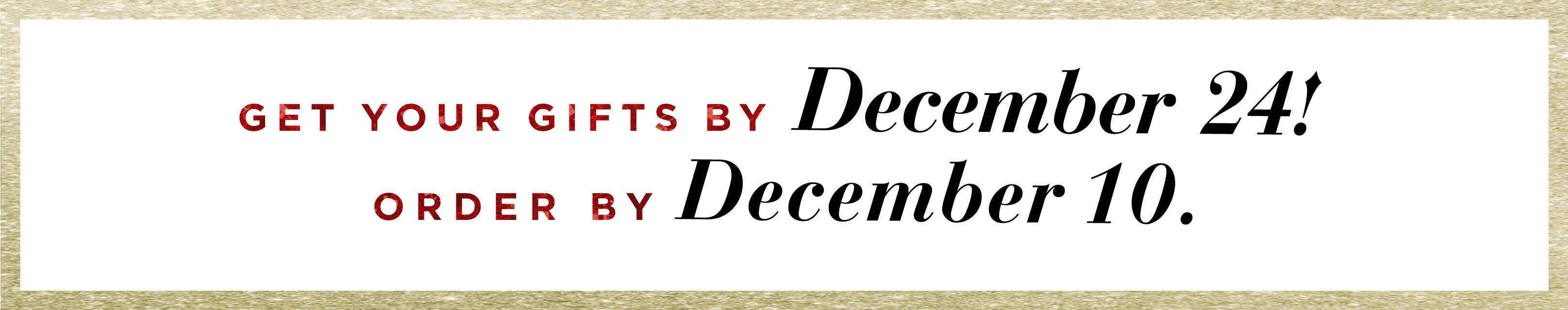 Skechers Holiday Gift Guide Last Order Date